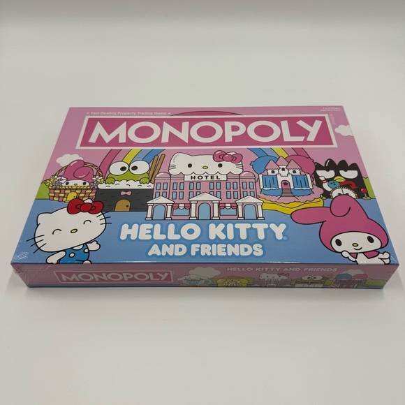 NWT HELLO Kitty Monopoly Limited Edition Board Game Factory Sealed - Picture 9 of 13